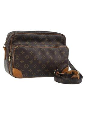 Authentic LOUIS VUITTON Monogram Nile Shoulder Bag M45244 LV